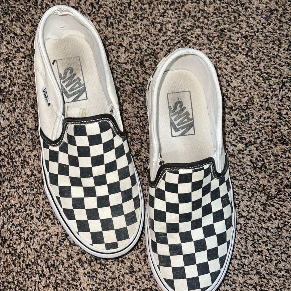 Checkered Vans
